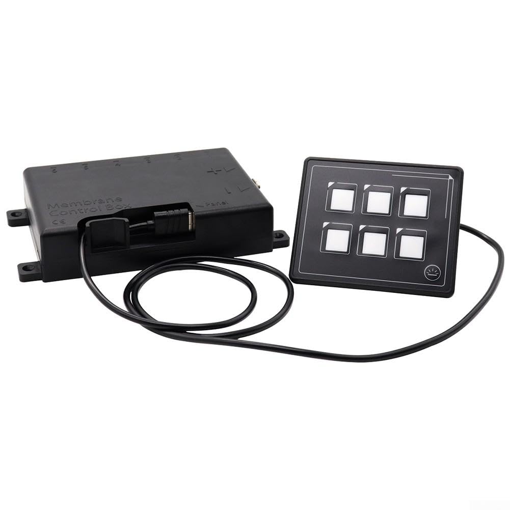 Para interruptor de membrana de 6 p, control por aplicación, IP66