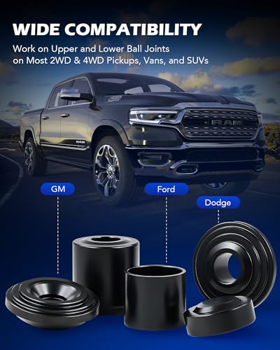 Image of Orion Motor Tech Ball Joint Press Kit, 21-Piece Master Ball Joint Removal Tool with C-Frame, Heavy-Duty Brake Anchor Pin U Joint Ball Joint Press Tool for 2WD and 4WD Cars