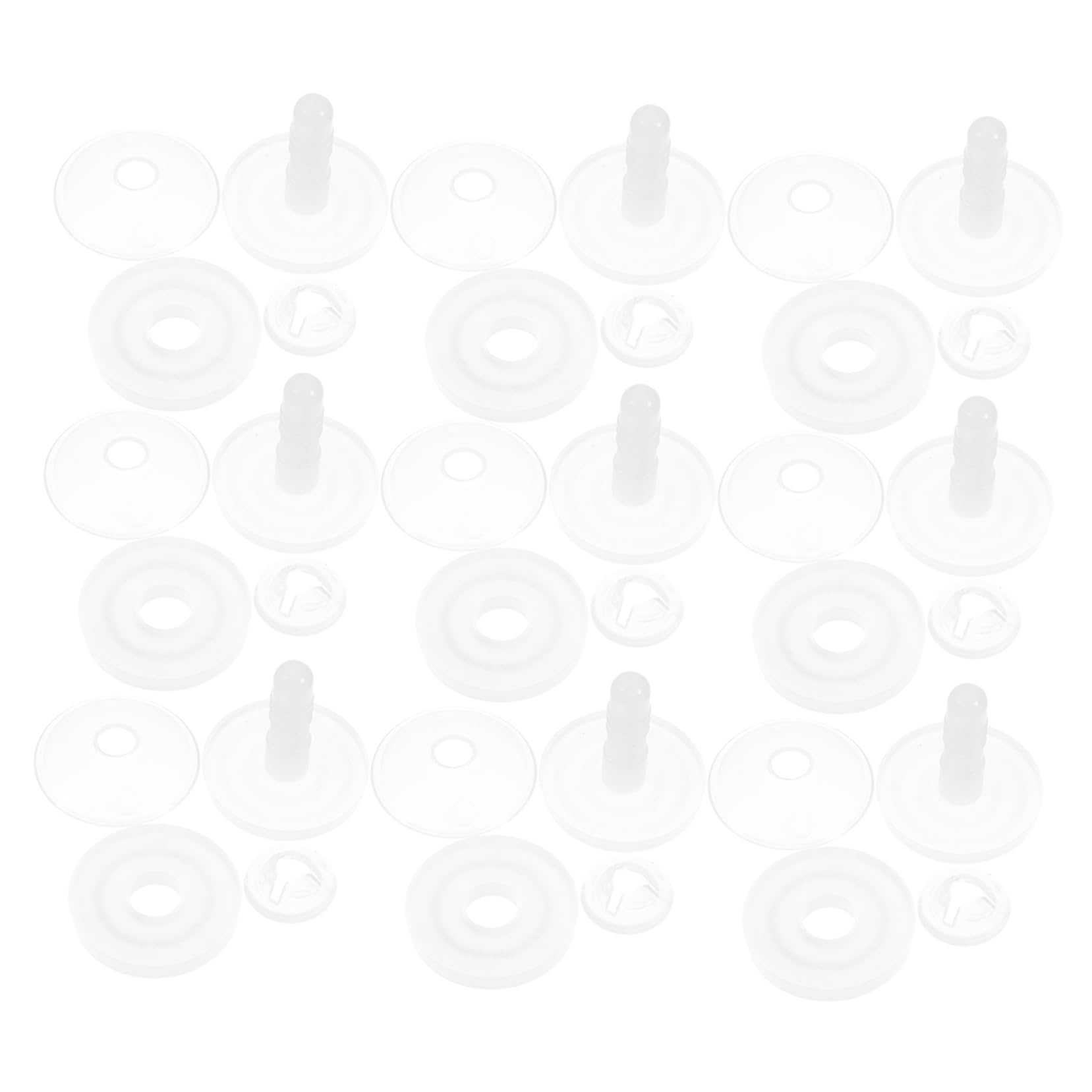 Kit De 120 Articulations En Plastique Pour Poupées Et Ours En Peluche - DIY, Tailles Variées De 15 à 45 Mm, Pour Créer Des Jouets Articulés