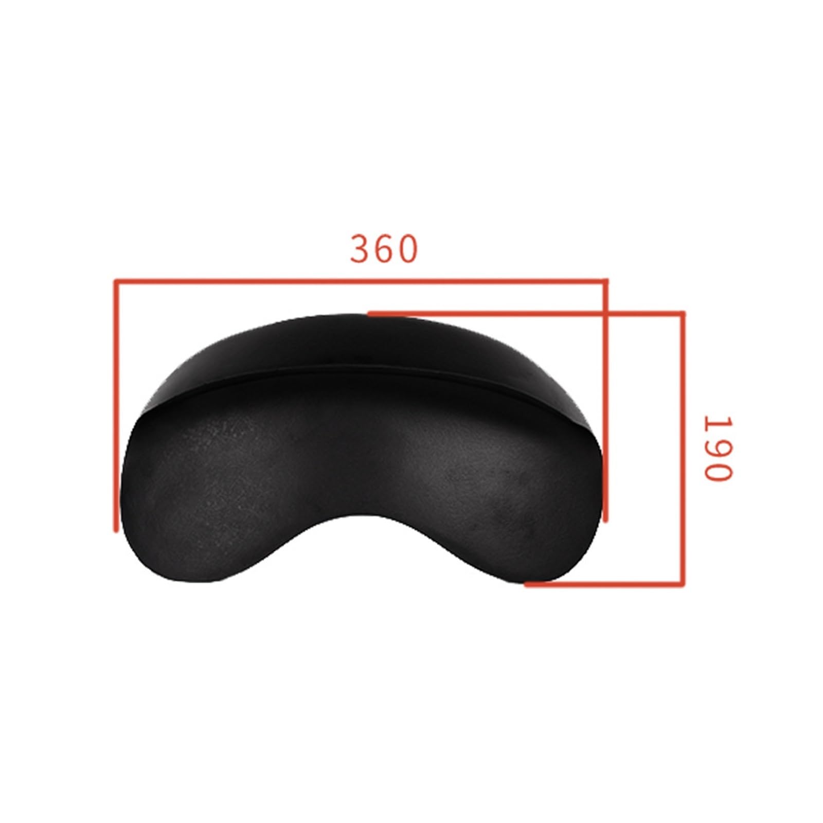 Reposacabezas De Almohada De Bañera Almohada Cervical Impermeable Y Antideslizante para Bañera Ideal para Hoteles Y El Hogar(Negro)