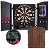 Arachnid Cricket Maxx 1.0 Electronic Dartboard Cabinet Set,Black