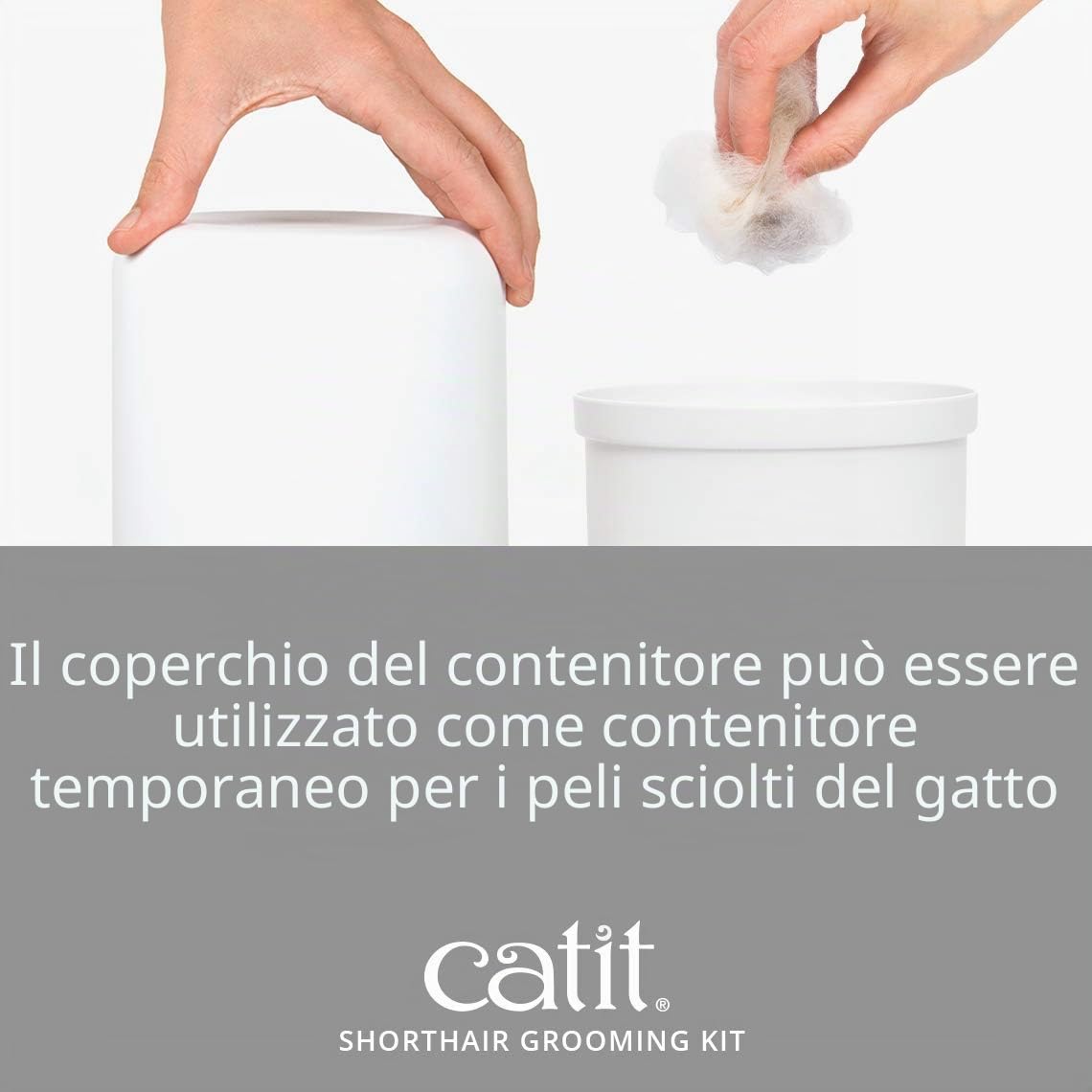 Catit Set di Spazzole per Gatti a Pelo Corto