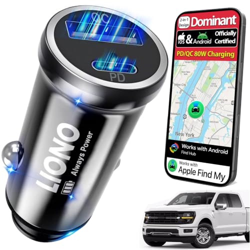 LIONO Car GPS Tracker & Charger with Built-in Rechargeable Battery