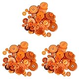 10 Beutel/1000 Stück Schuhe, dekorative gemischte Löcher, Knöpfe, Scrapbooking, groß, Heimwerken, Spielzeug, Nähen, handgefertigte Dekorationen, Malen, klein, mm-mm, Kinder-Aufkleber for orangefarbene