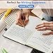 PERCUN Lined Journal Notebook for Men & Women, 160 Pages College Ruled Journal for Writing, A5 Hardcover Leather Notebooks for Work, School, Business, Travel, Daily Diary 5.9
