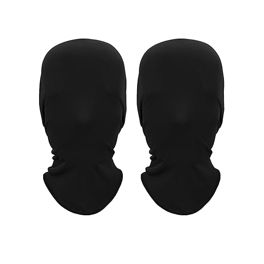 2 Pack Full Face Mask Halloween Spandex Cosplay Hood Faceless Morph Masks Unisex Adult Party Costume Head Cloth