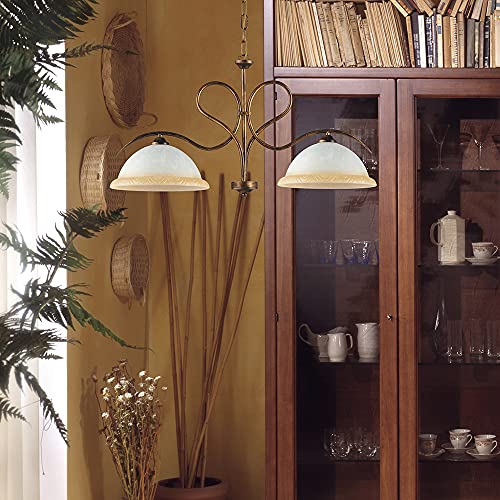 Lampe de salle à manger suspendue en fer forgé lustre classique pour repas conviviaux