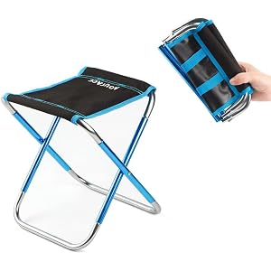 Ultralight Portable Folding Camping Stool for Outdoor Fishing Hiking Backpacking Travelling(XL:13"x14"x15";Large:11.8"x11"x11.4"; Medium:8.3"x9.5"x 11")