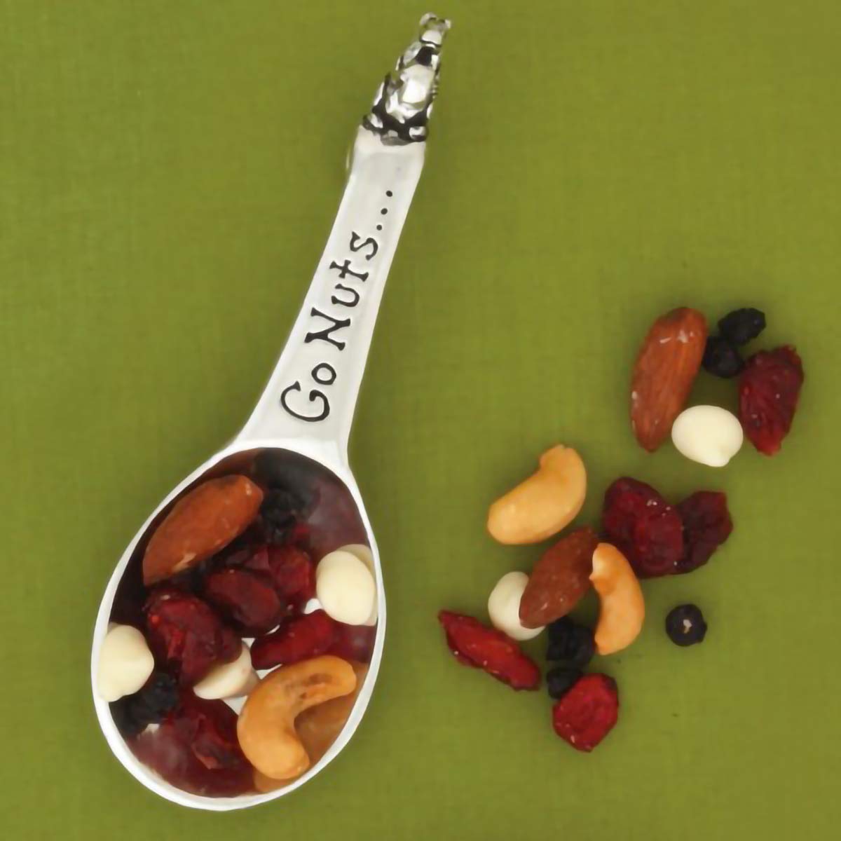 Basic Spirit Kitchen Décor Cuchara – Cuchara decorativa para el hogar, para nueces, sal, heladería, condimentos, accesorios para barra de café
