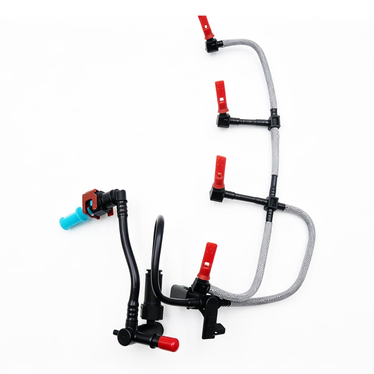 Huba Fuel Leak Off Pipe 4M5Q9K022AG 1521487 - Boquilla de inyección diésel con sensor para CMax Focus Mondeo IV 1,8 Tdci Transit