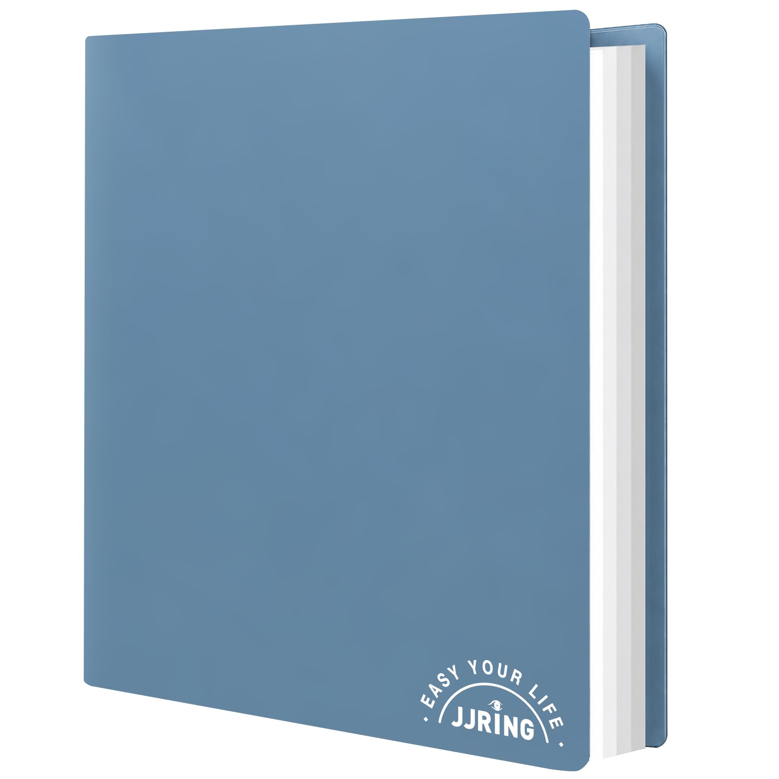 18x24 Blue Art Portfolio Folder Displaying 48 Pages With Plastic Sleeves