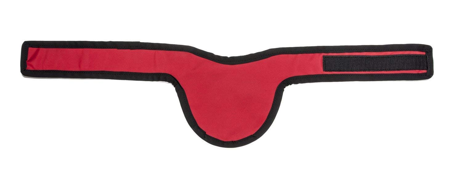 Collare protettivo per tiroide, in piombo, leggera, 0,5 mm Pb, colore: rosso
