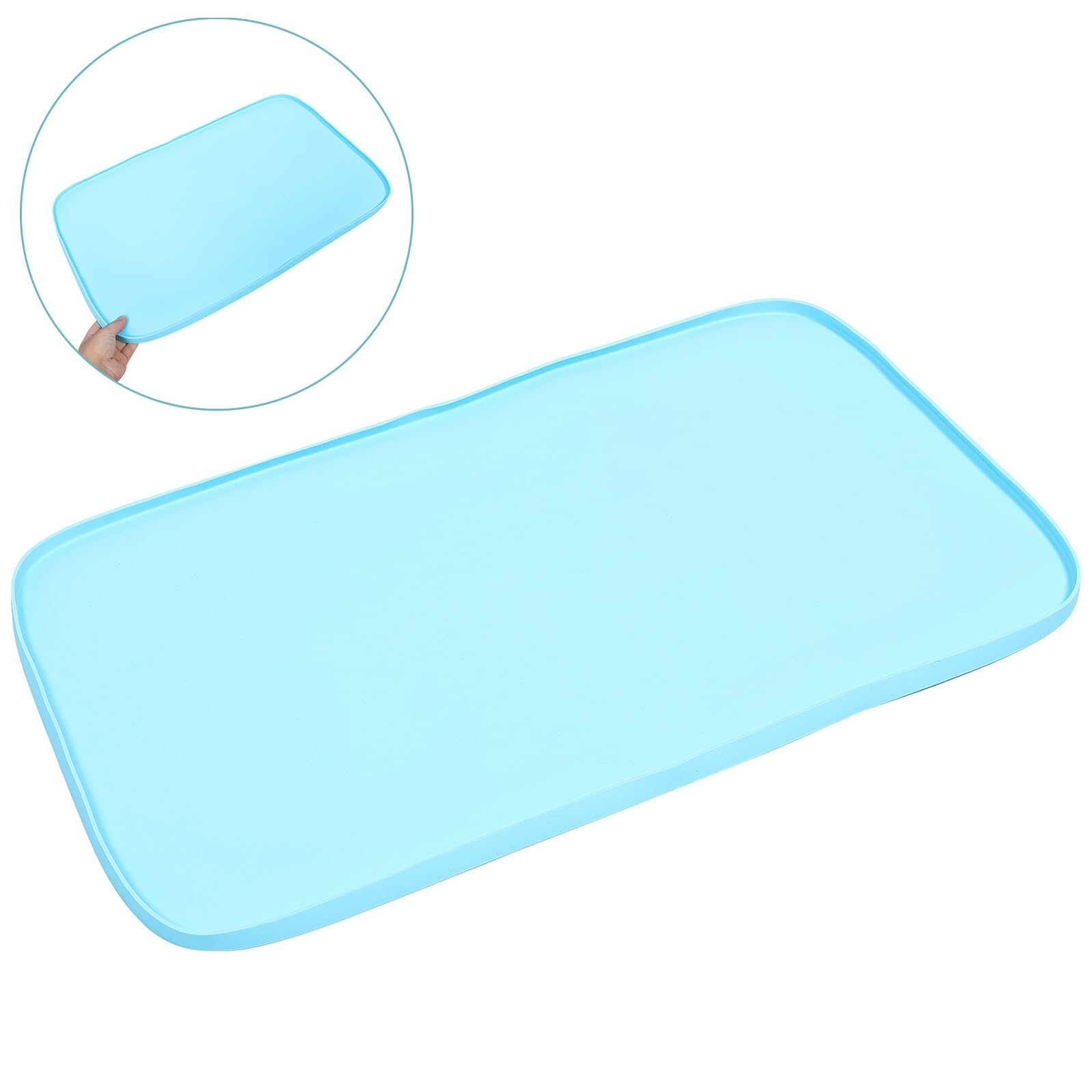 MAGICLULU Einfarbige Silikonmatte für Kinder, Wiederverwendbar, 1 Stück