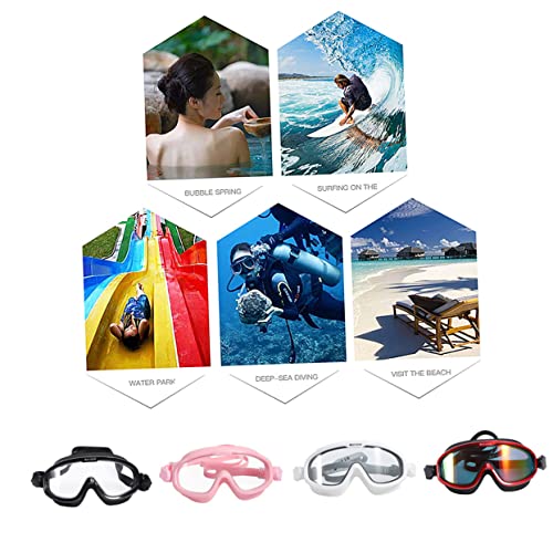 BESPORTBLE Óculos De Segurança De Vidro De Natação Subaquático 1 Peça Óculos De Segurança Sobre Os O