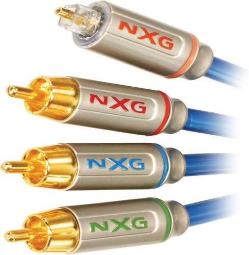 NXG TechnologyNX-6024 Sapphire Series Component Video and Optical Digital Toslink Cable