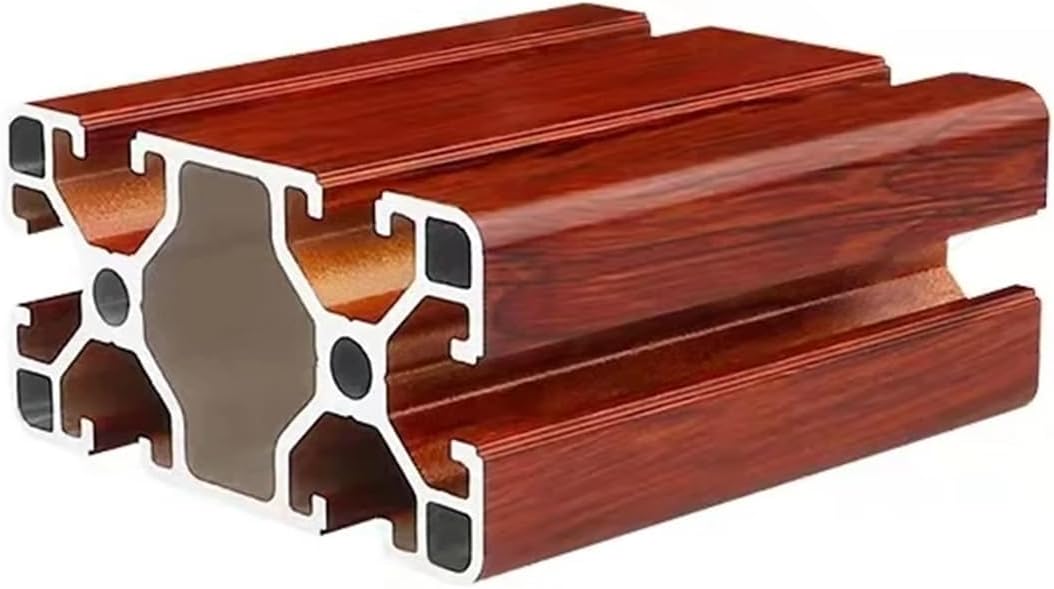 4080 Oak Particle Aluminum Extrusion European Standard Anodized Linear Guide Aluminum Extrusion Profile(400mm)