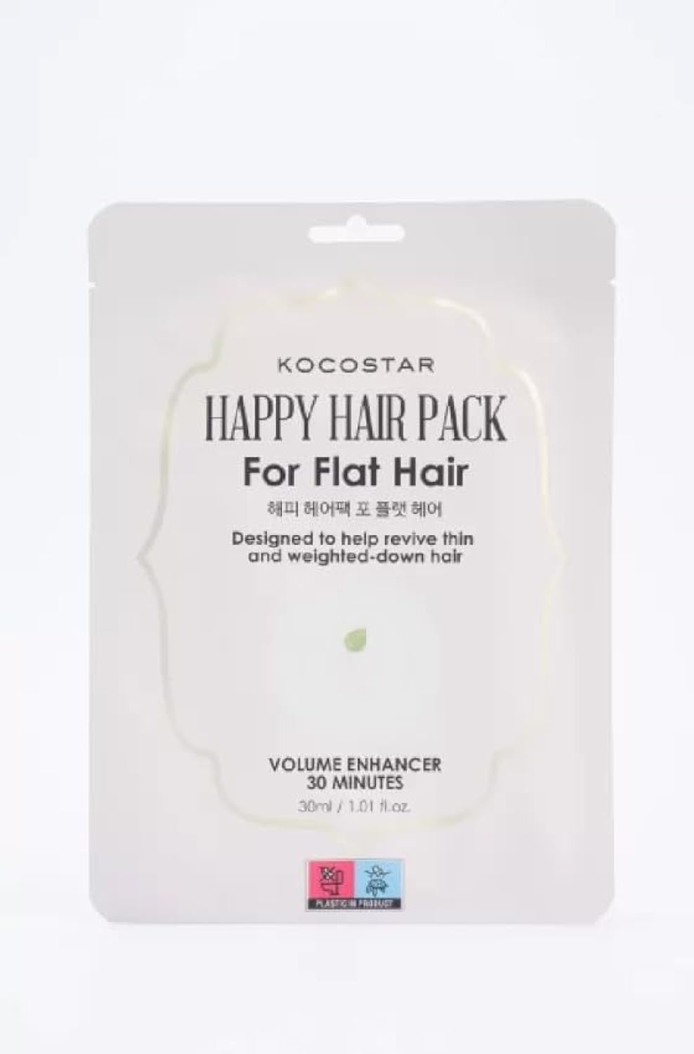 KOCOSTARHappy Hair Pack for Flat Type | Revives Thin and Weighted-Down Hair | 30 Min Volume Enhancer | 30Ml
