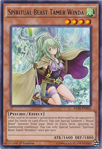 Yu-Gi-Oh! - Spiritual Beast Tamer Winda - RATE-EN026 - Rare - 1st Edition