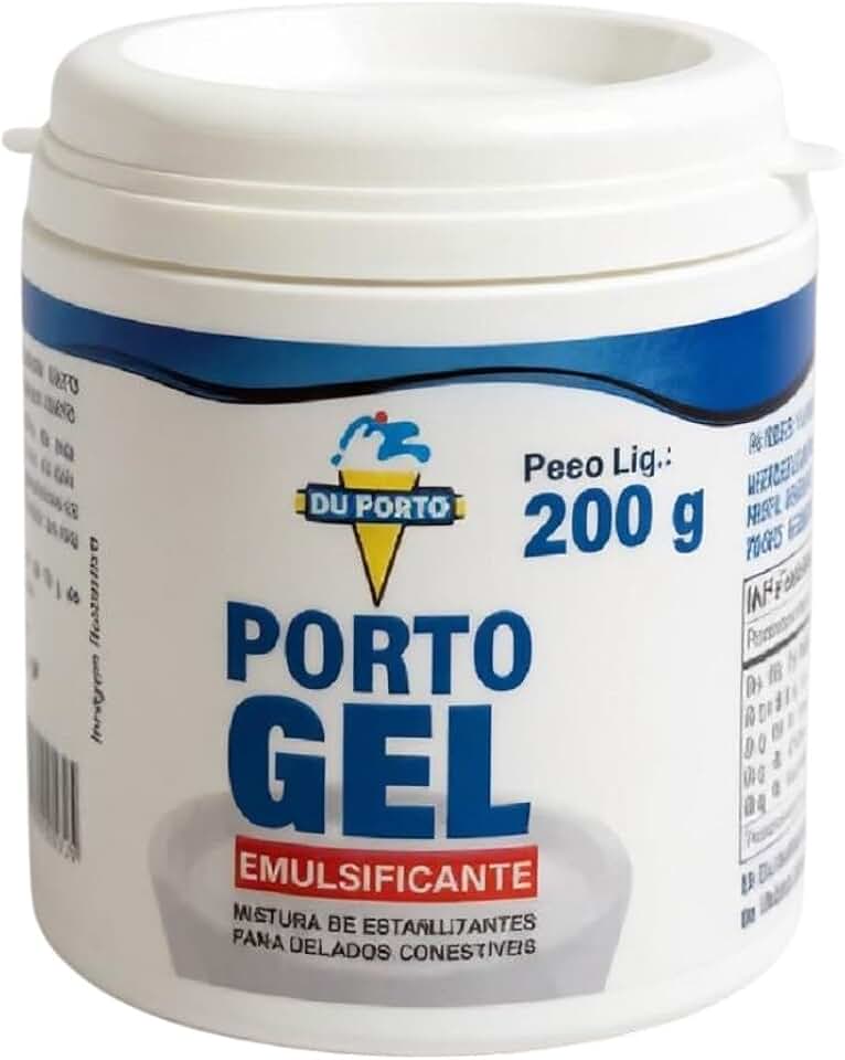 200gr Porto Gel Emulsificante Bolo Massa Sorvete Confeitaria