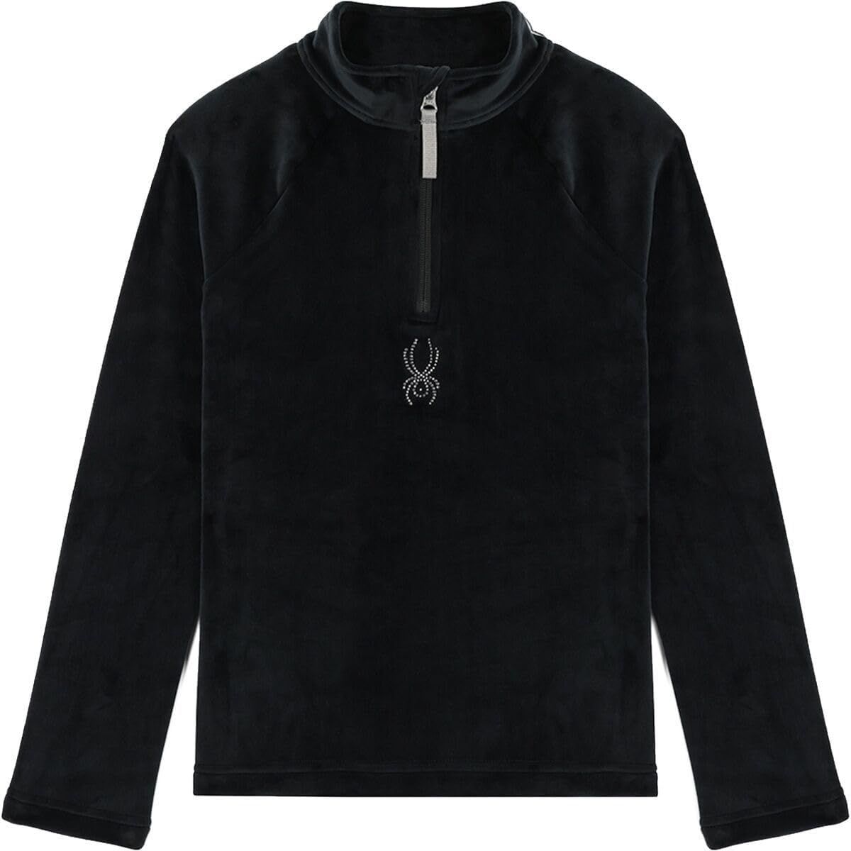 Spyder Girls' Shimmer Bug 1/2 Zip Top (Big Kids)