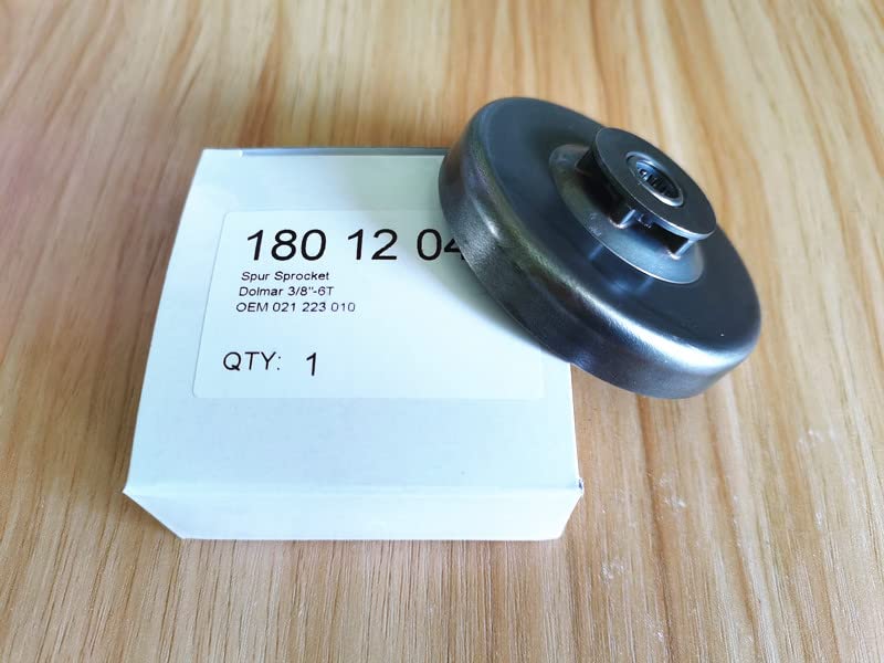 3/8 "-6T bęben sprzęgła zębatka pasuje do Makita DOLMAR PS33 PS100 PS102 PS330 PS340 PS341 PS342 PS344 PS400 PS401 OEM 021 223 010 wymiana części zamiennych