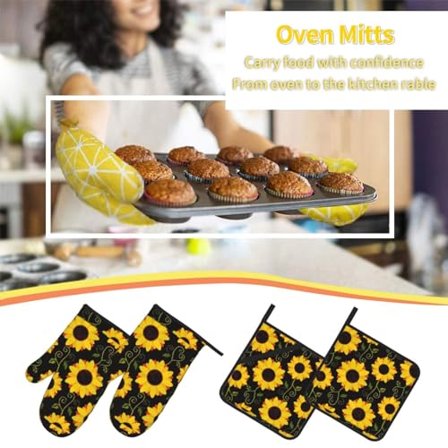 Set de cuisson isolé 4 pièces motif tournesol haute performance - 8