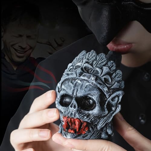 Aztec Death Whistle, Up To125+ Decibels Loud Real Screaming Silbato Azteca Death Whistles Loudest Authentic Human Ehecachichtli Sounding Screams Aztec War Whistle Halloween Costumes Gift (Red)