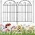 26 Pack Decorative Garden Fence, 26in x28ft Arched No Dig Animal Barrier Fence for Dog Rabbit, Rustproof Metal Ground Stake Border Fencing Panel for Outdoor Yard Patio Decor