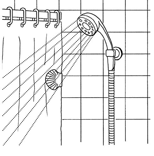 Spirella Anello 10.13530 Tenda per Doccia 180x200
