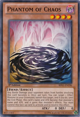 Amazon.com: YU-GI-OH! - Phantom of Chaos (BP01-EN196) - Battle
