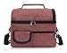 Produktbild PuTwo Kühltasche 8L Lunch Bag Isoliertasche Picknicktaschen Wasserdichte Mittagessen Tasche LunchTasche für Kinder und Erwachsene - braun