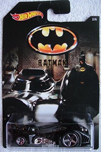 2015 Hot Wheels Batman Series Arkham Knight Batmobile #6/6 (Black) in Protecto Pak