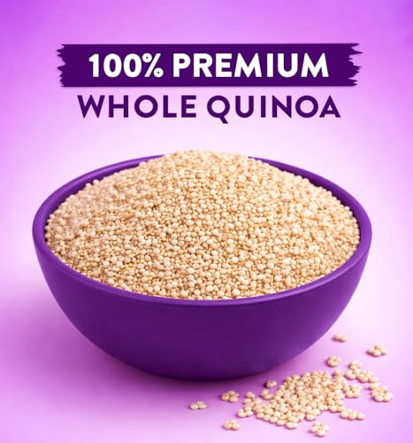 Image of Bagrry's 100% Organic Quinoa 500gm box | Gluten Free | Omega-3 | High in Fiber & Protein | All Natural Quinoa (Pack of 3)
