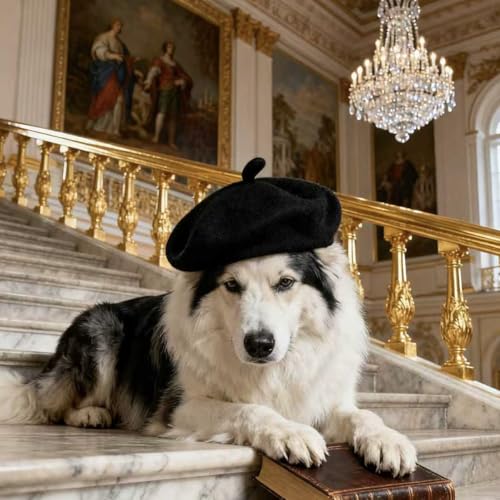 Gorra Boina para Perro Estilo Francés miniatura 2