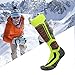 WeiMeet Ski Socks Knee High Warm Skiing Snowboard Socks for Men and Women (Green, L)