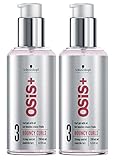 Gel Negro de 2 unidades Schwarzkopf OSiS Bouncy Curls 200 ml