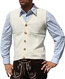 ✅ T𝗥𝗔𝗗𝗜𝗧𝗜𝗢𝗡𝗘𝗟𝗟𝗘 & 𝗘𝗟𝗘𝗚𝗔𝗡𝗧𝗘𝗦𝗗𝗘𝗦𝗜𝗚𝗡: Diese traditionelle Wollweste in einem weichen Cremefarbton besticht durch ihr einfaches, aber klassisches Design. Sie passt perfekt zu traditionellen Hemden und ist eine elegante Ergänzung für jede Garderobe. Ideal, um Ihrem Outfit eine raffinierte Note zu verleihen.