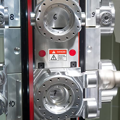 Adesivo de placa de alta tensão perigo: 6 peças adesivos elétricos perigo adesivos elétricos de aler