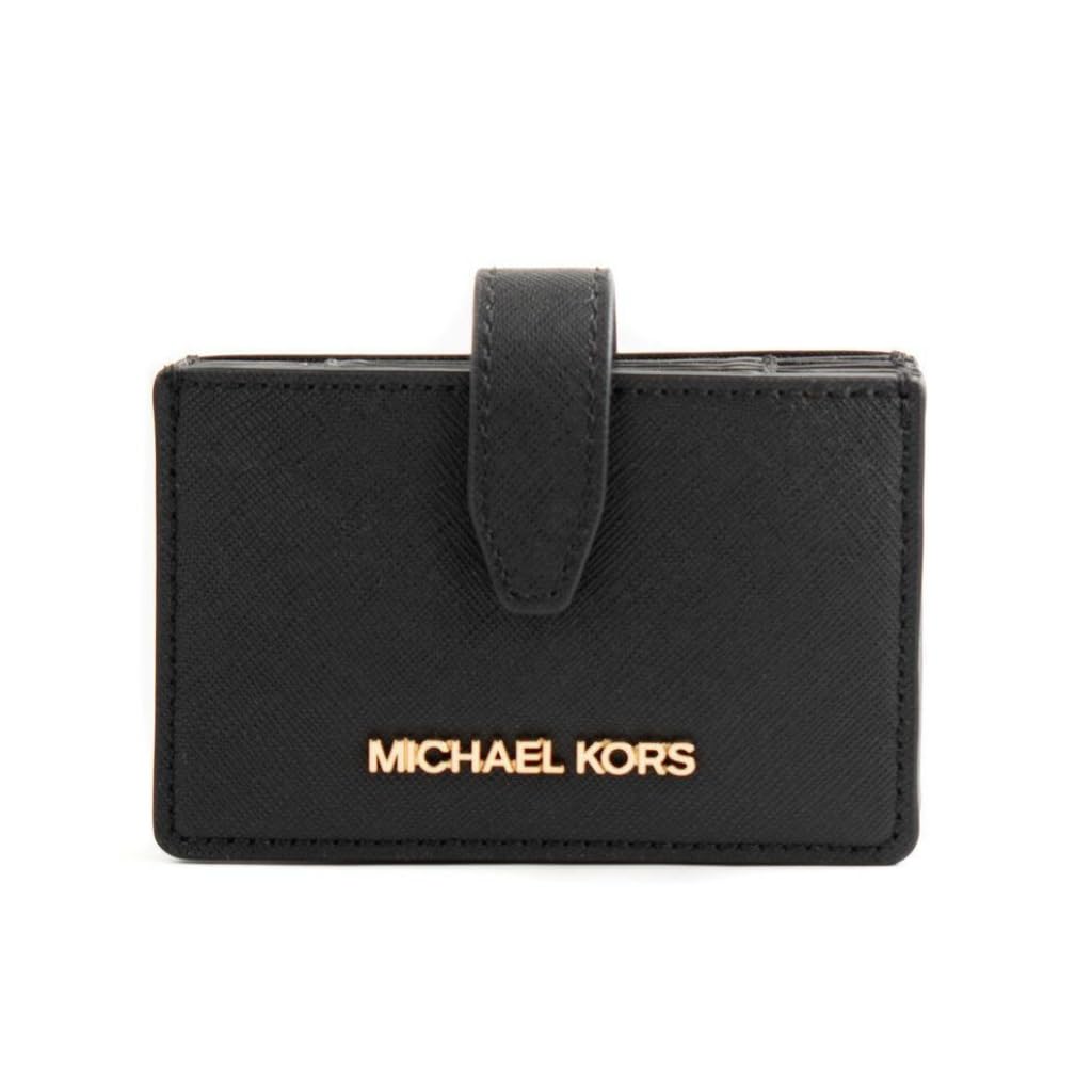 Michael Kors Geldbörse für Damen Jet Set Reisekartenetui, Schwarz, Einheitsgröße, Modern