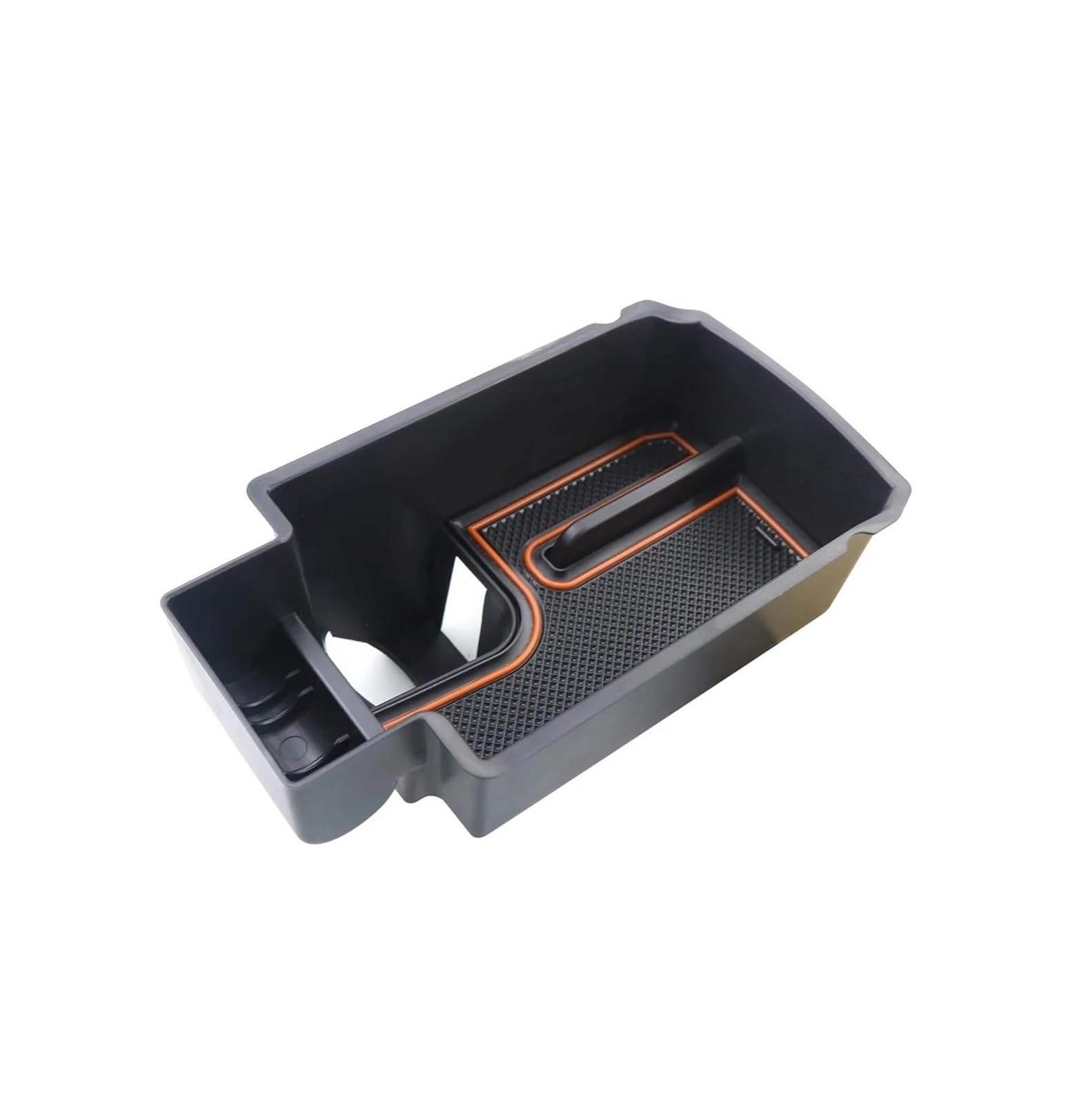 RESPUNEKBAH Car Armrest Storage Box For Seat For Leon MK4 KL1 KL8 20-25 For Cupra For Formentor 21-25 Central Control Container Accessories(Orange)