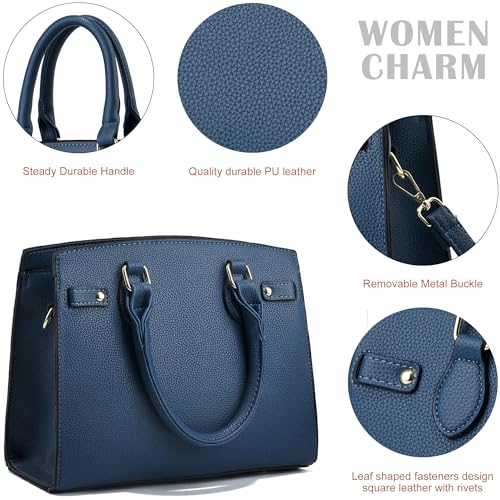 Image of DMICXEL Tote Bag Crossbody Purses for Women Shoulder Handbag PU Leather Top Handle Satchel Bags