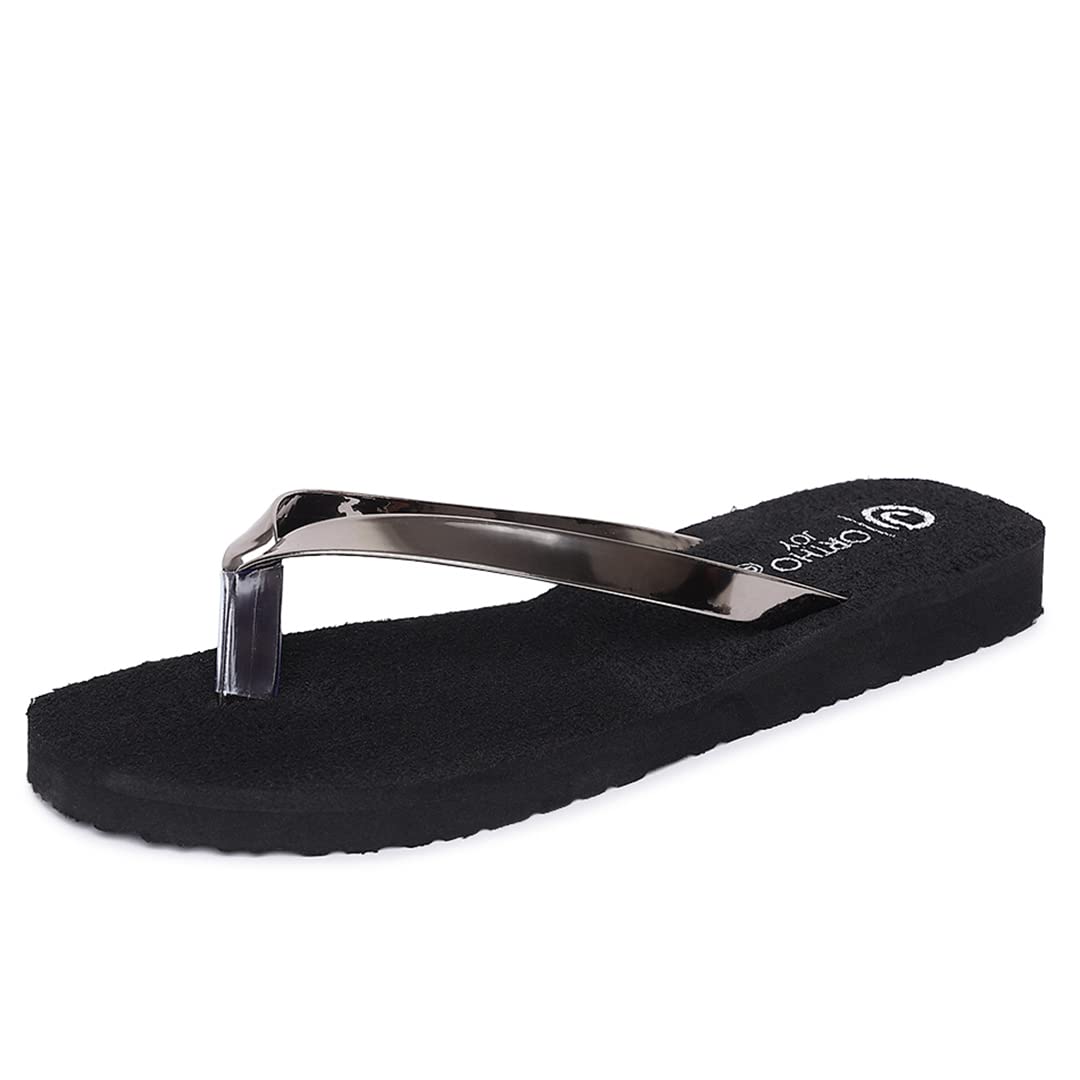 ORTHO JOY Fancy Doctor Slippers for Women - Grey (B09YDH64NW) Amazon Price History, Amazon Price Tracker