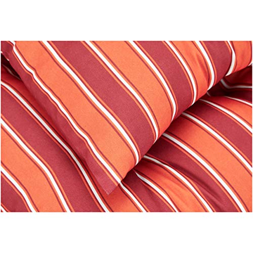 image for AmazonBasics Tufted Outdoor Square Seat Patio Cushion - Pack of 2, Red