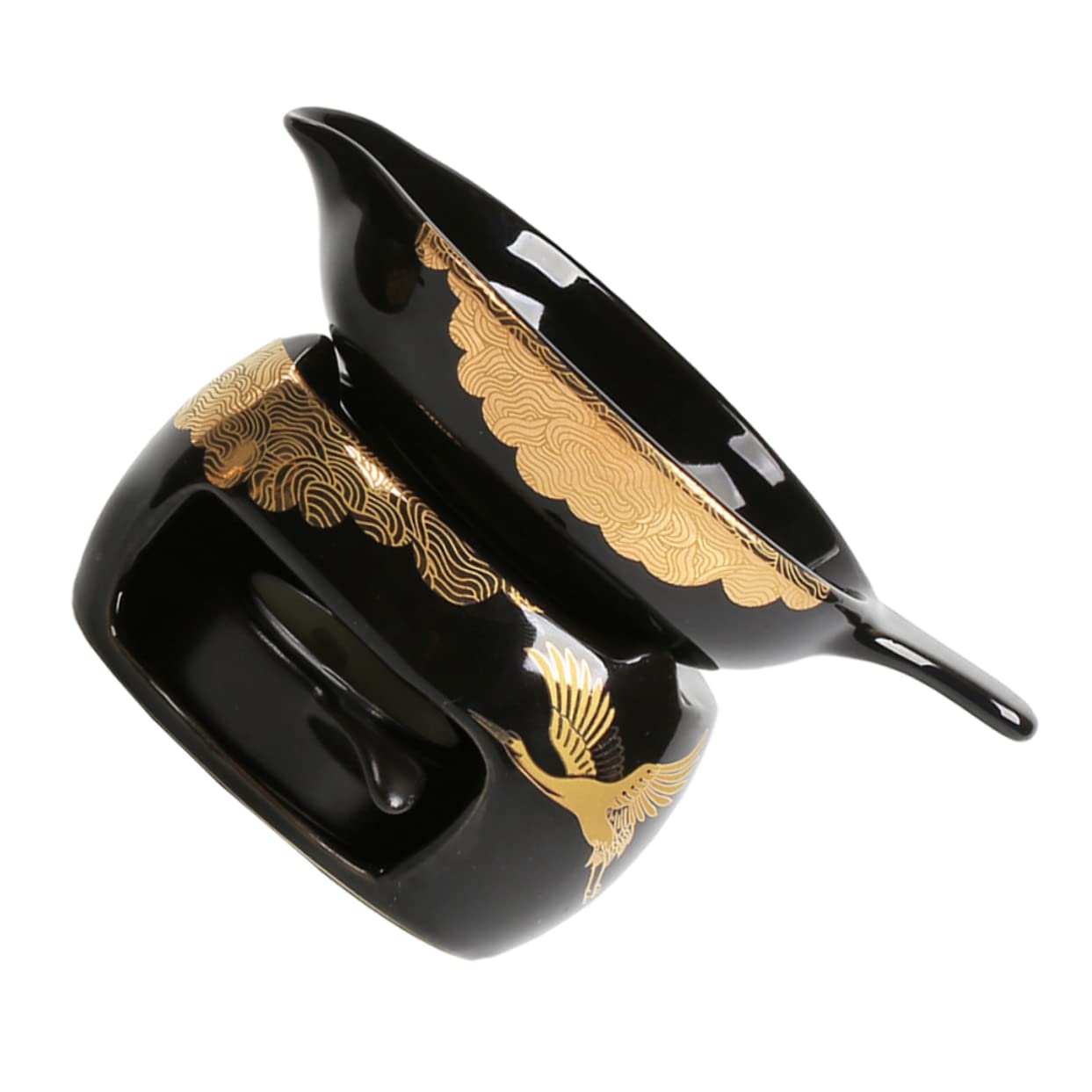 Tostador de Té Mini de Cerámica Negro, 1 Juego para Hogar | Despertador Único, Pieza Decorativa de Sobremesa, Horno de Té para Infusión