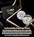 Pmfxinyao 0.2-10 Carats Moissanite Loose Gemstone, Round Cut, D Color VVS1 Clarity, with GRA Certificate. (0.3 Carats)