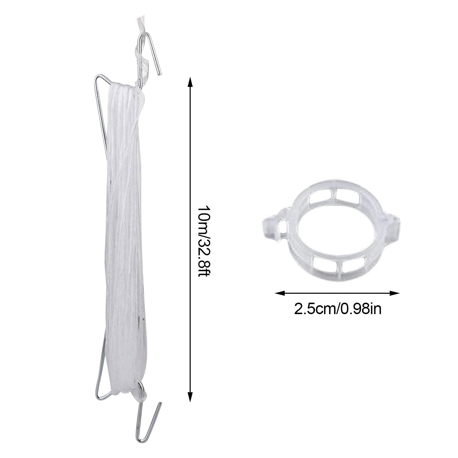 Ganci Per Pomodori 10 Pezzi Supporto Da Giardino Ad Alta Resistenza | Clip Per Piante Da Giardino Ganci Pomodori Con Spago Per Esterno Verdura Frutta Piante Fiori Cetriolo Anguria Uva Luffa