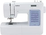 Brother CS5055 Computerized Sewing Machine, 60 Built-in Stitches, LCD Display, 7 Included Feet, White