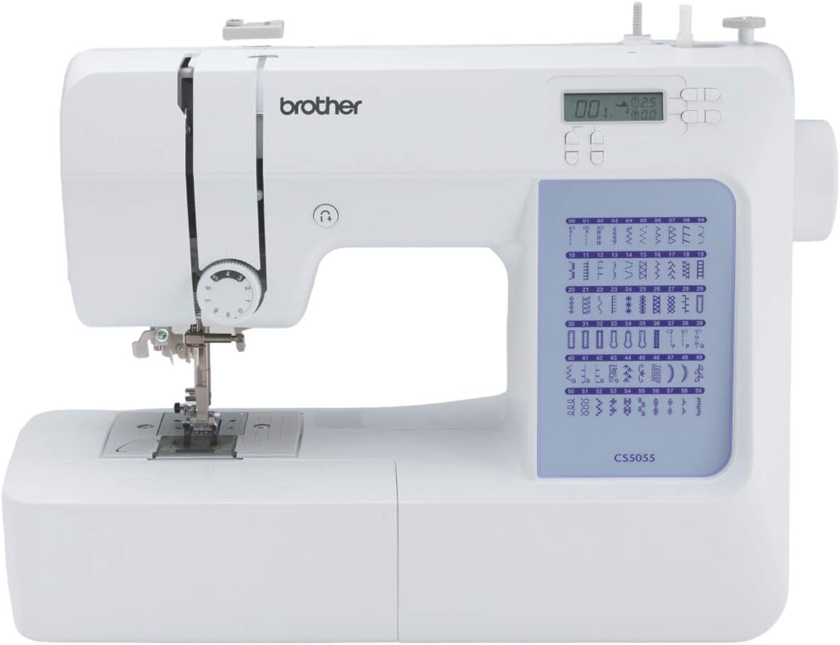 Handheld Sewing Machine | 100% Copper Motor | Can Sew Even The Biggest Stuff - Mr & Mrs Aprons For Happy Couple (White & Yellow)