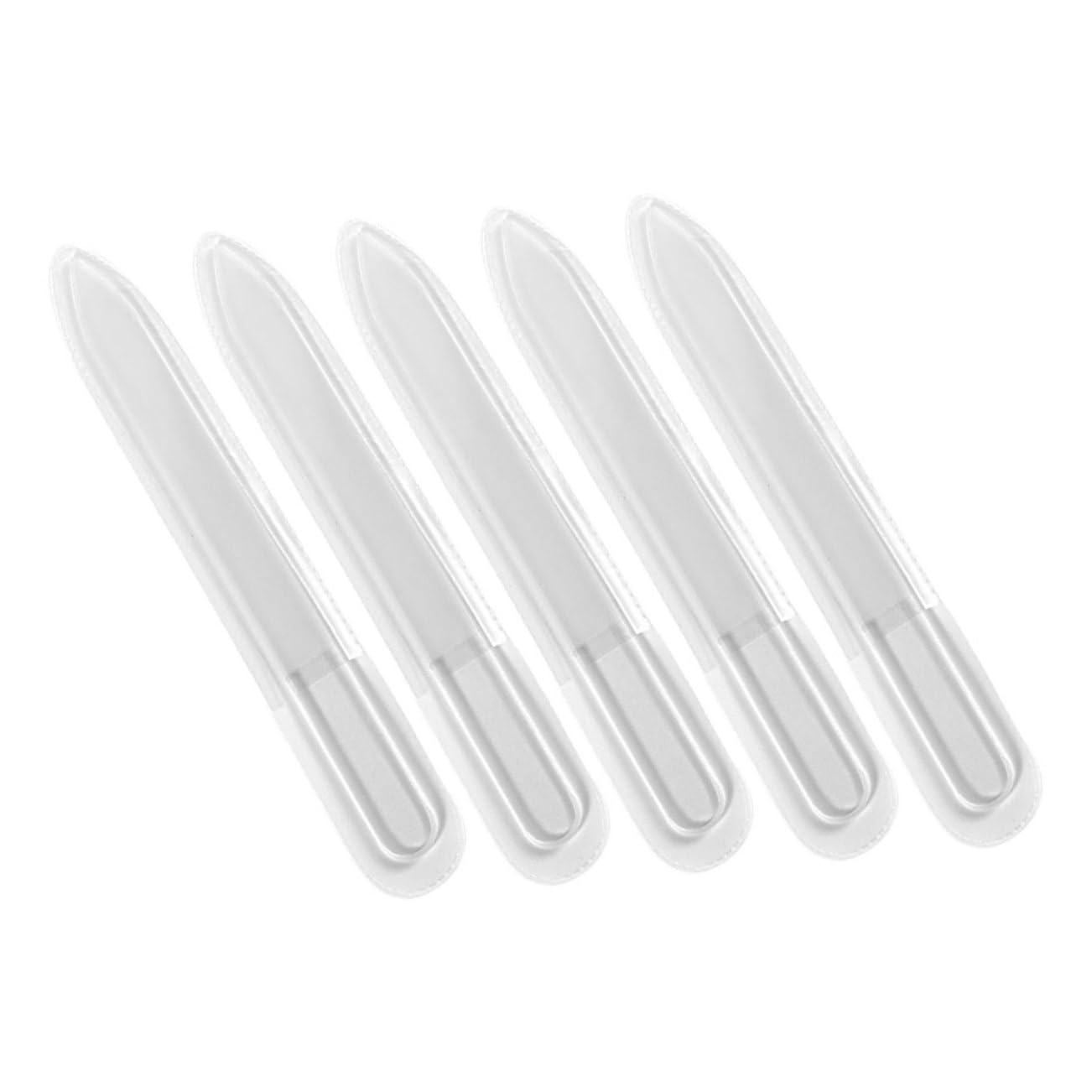Healeved 15pezzi Limette Per Unghie Trasparente Strumenti Professionali Per Manicure e Lucidatura Unghie Perfetti Per Casa e Salone