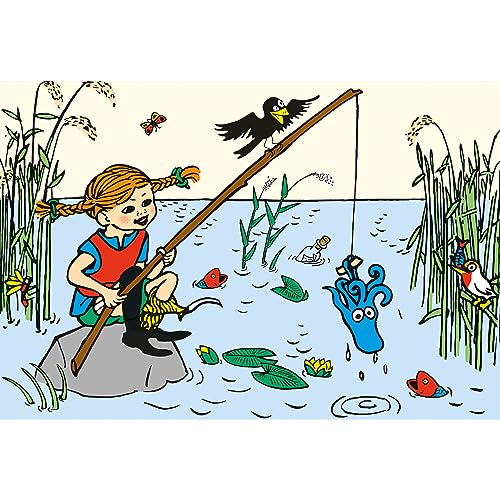 Schmidt Spiele 56445 Pippi Langstrumpf, Ich Mache Mir die Welt, wie sie Mir gefällt, 3x48 Teile Kinderpuzzle, Normal